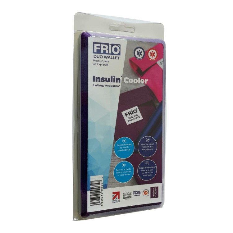 etui Frio duo fioletowe