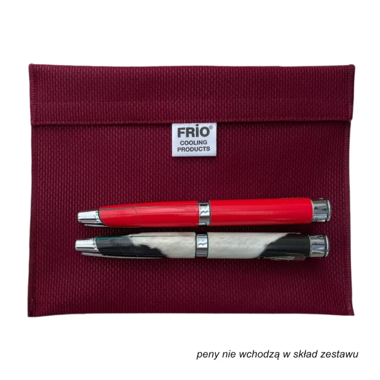 największe etui Frio bordowe
