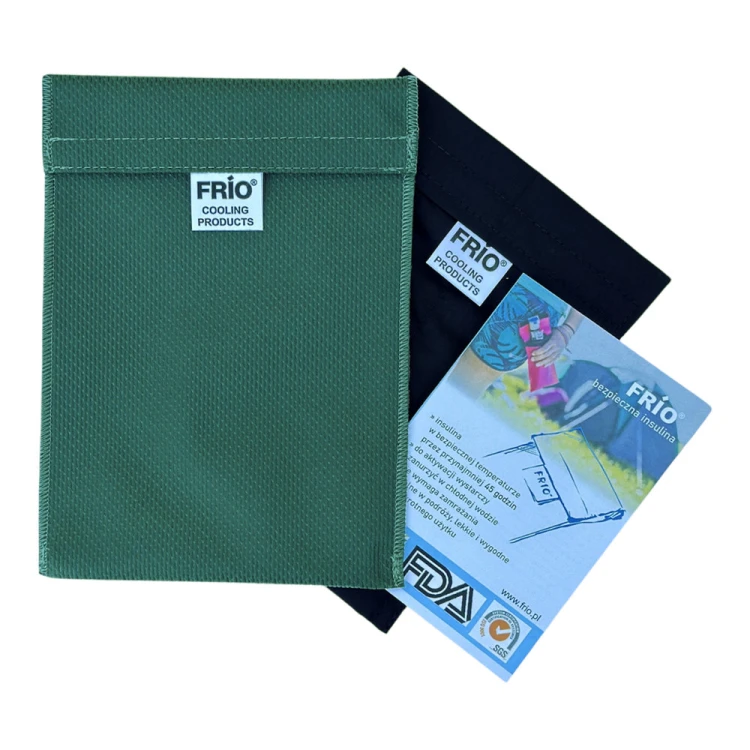 Frio etui oliwkowe