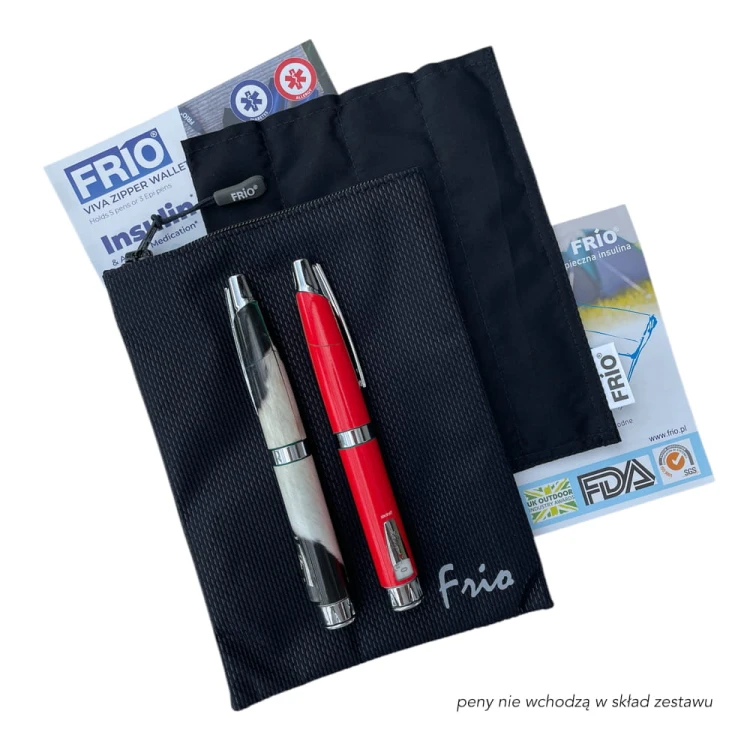 frio viva zipper černé